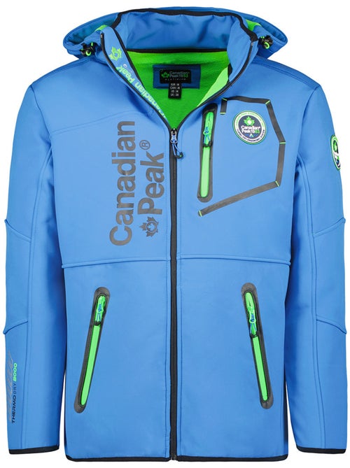 Veste softshell coupe-vent à capuche royauteak – canadian peak - Kiabi Veste softshell coupe-vent à capuche royauteak – canadian peak - Kiabi