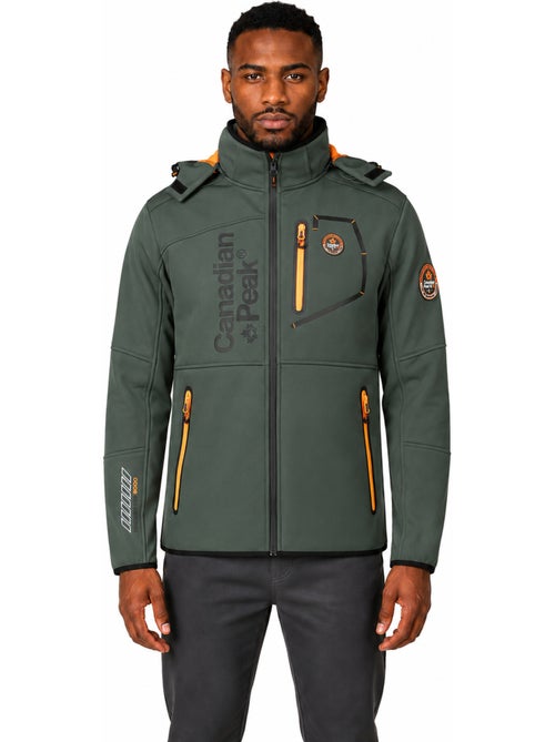 Veste softshell coupe-vent à capuche royauteak – canadian peak - Kiabi Veste softshell coupe-vent à capuche royauteak – canadian peak - Kiabi
