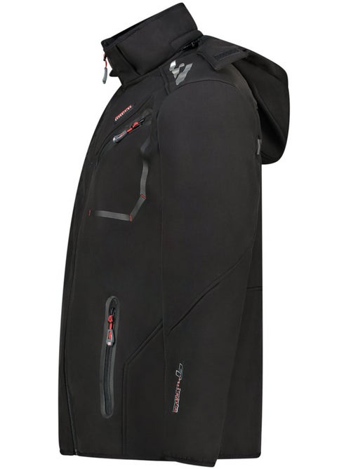 Veste softshell coupe-vent à capuche royauteak – canadian peak - Kiabi Veste softshell coupe-vent à capuche royauteak – canadian peak - Kiabi