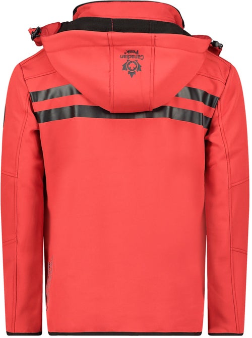 Veste softshell coupe-vent à capuche royauteak – canadian peak - Kiabi Veste softshell coupe-vent à capuche royauteak – canadian peak - Kiabi