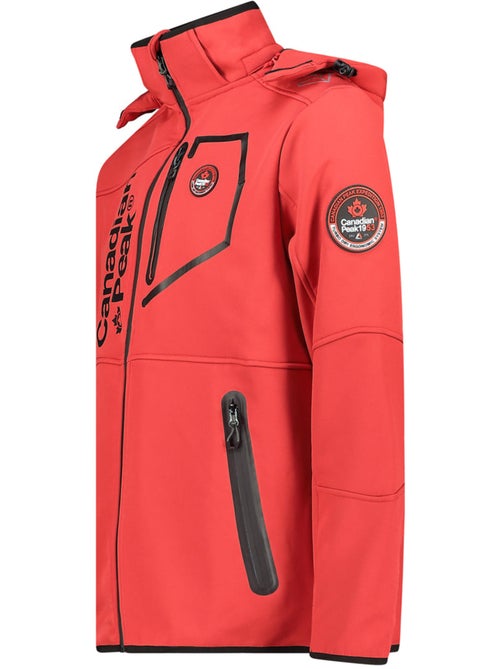 Veste softshell coupe-vent à capuche royauteak – canadian peak - Kiabi Veste softshell coupe-vent à capuche royauteak – canadian peak - Kiabi