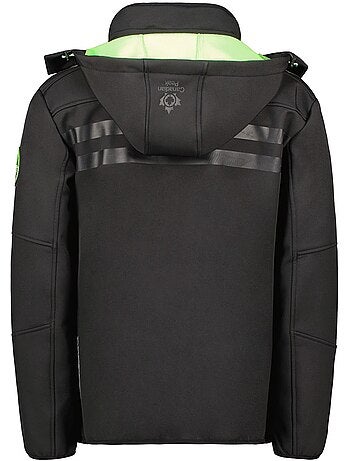 Veste softshell coupe-vent à capuche royauteak – canadian peak