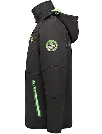 Veste softshell coupe-vent à capuche royauteak – canadian peak