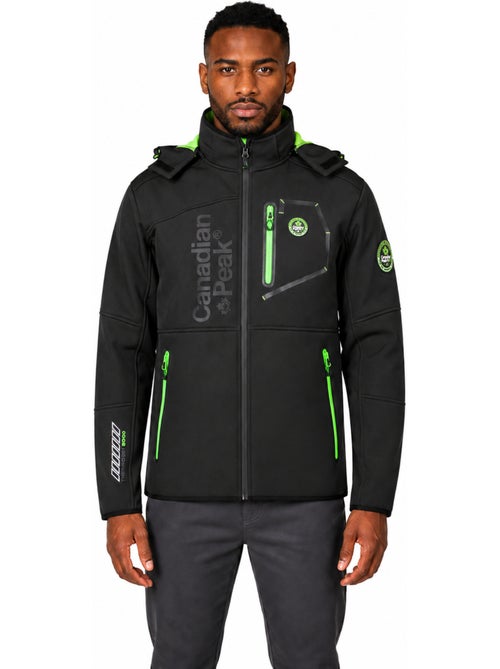 Veste softshell coupe-vent à capuche royauteak – canadian peak - Kiabi Veste softshell coupe-vent à capuche royauteak – canadian peak - Kiabi