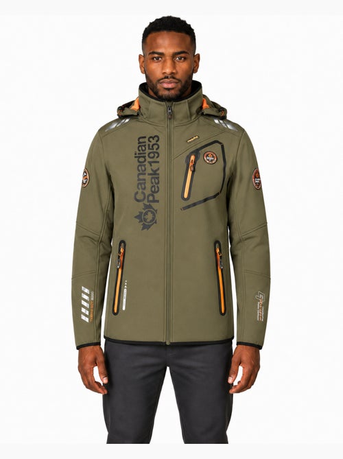 Veste softshell coupe-vent à capuche royauteak – canadian peak - Kiabi Veste softshell coupe-vent à capuche royauteak – canadian peak - Kiabi