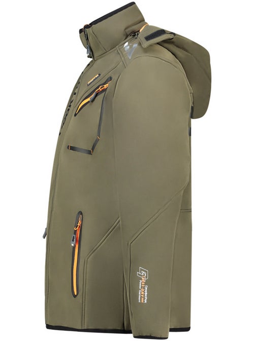 Veste softshell coupe-vent à capuche royauteak – canadian peak - Kiabi Veste softshell coupe-vent à capuche royauteak – canadian peak - Kiabi