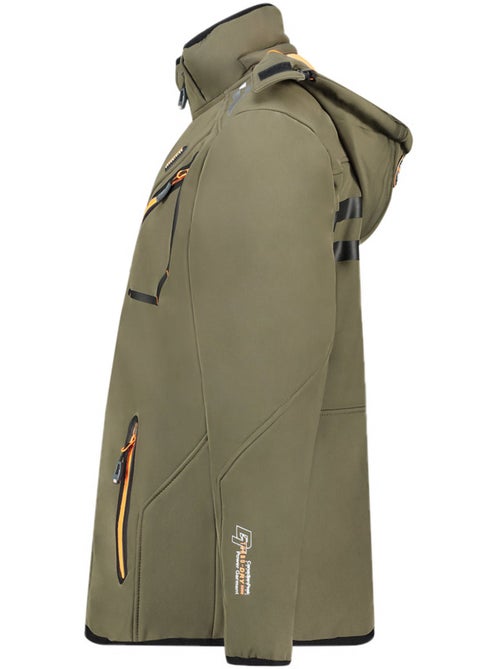Veste softshell coupe-vent à capuche royauteak – canadian peak - Kiabi Veste softshell coupe-vent à capuche royauteak – canadian peak - Kiabi
