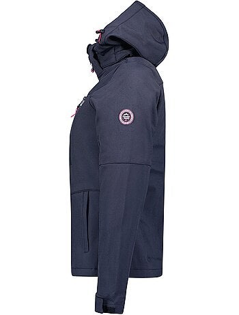 Veste softshell coupe-vent doublée polaire timmexeak – canadian peak