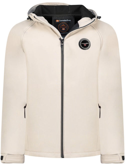 Veste softshell déperlante à capuche tamigoglasseak – canadian peak - Kiabi Veste softshell déperlante à capuche tamigoglasseak – canadian peak - Kiabi