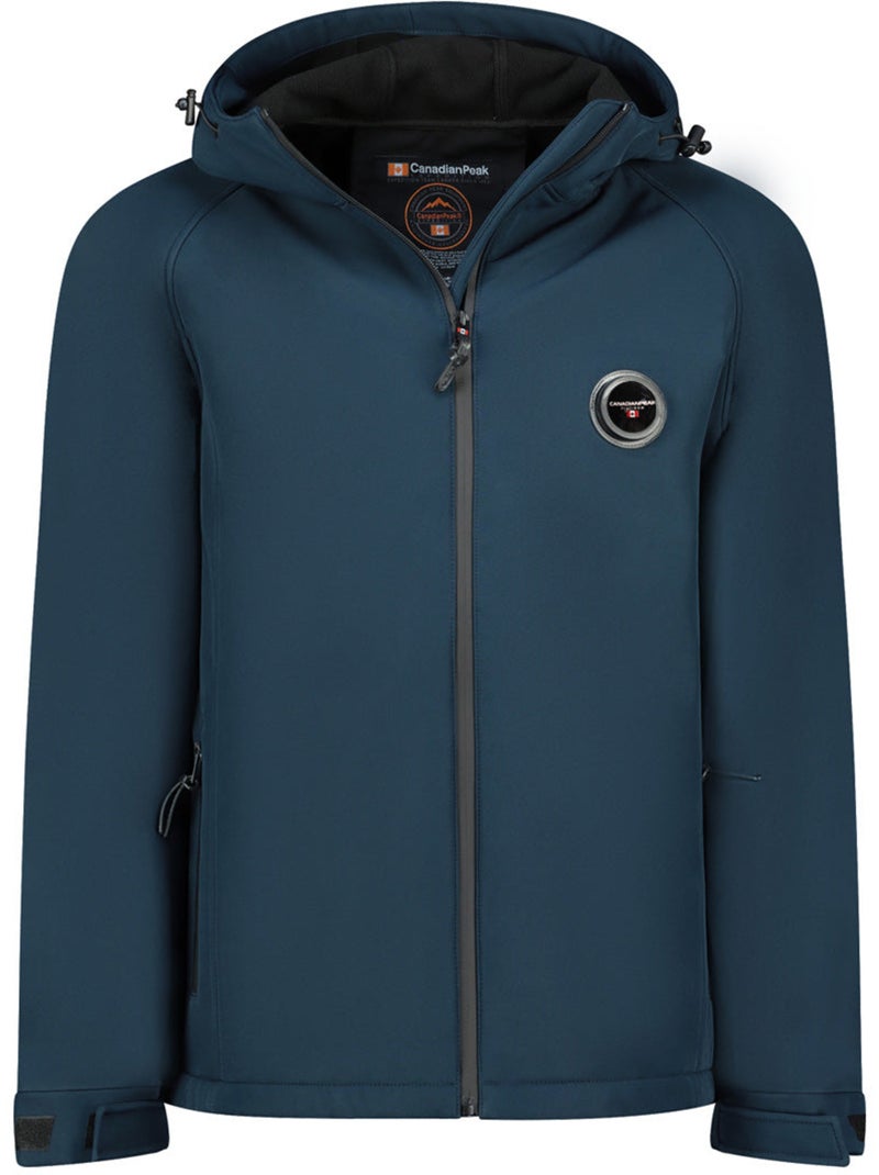Veste softshell déperlante à capuche tamigoglasseak – canadian peak Bleu marine - Kiabi