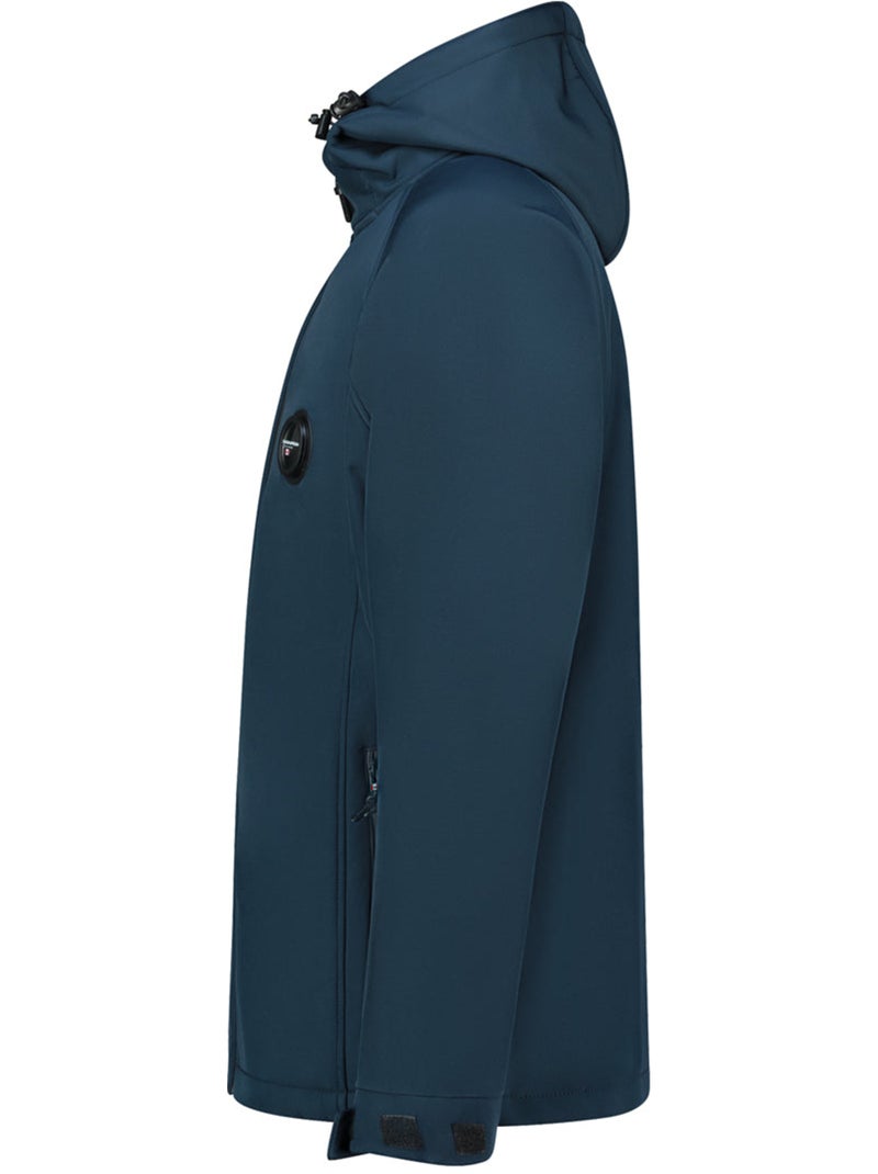 Veste softshell déperlante à capuche tamigoglasseak – canadian peak Bleu marine - Kiabi