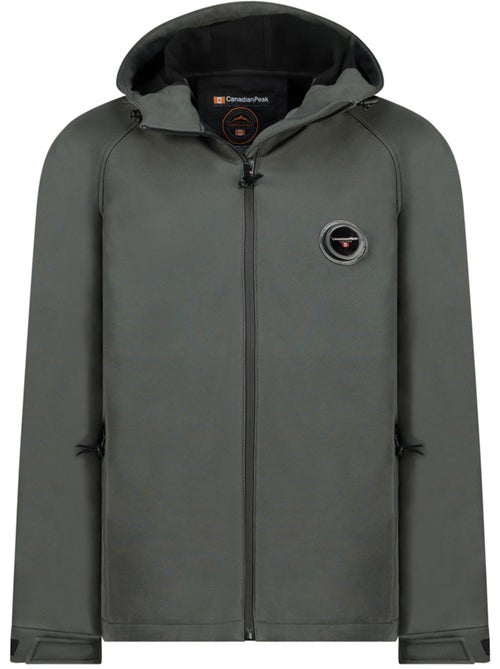 Veste softshell déperlante à capuche tamigoglasseak – canadian peak - Kiabi Veste softshell déperlante à capuche tamigoglasseak – canadian peak - Kiabi