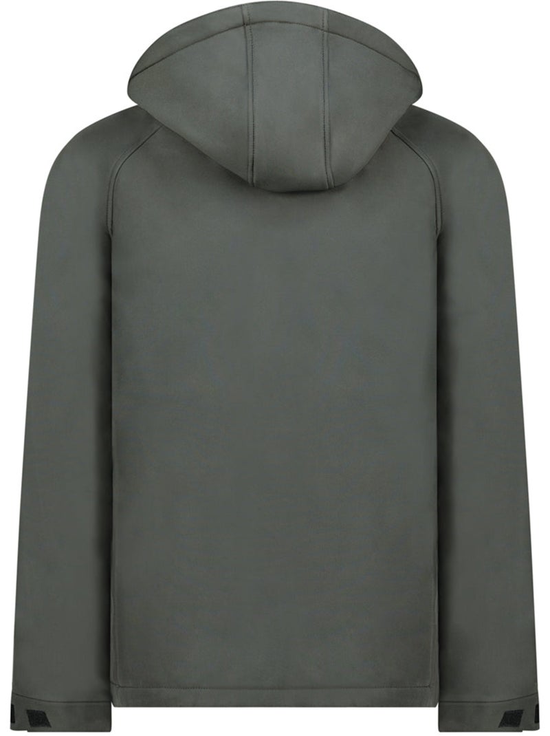 Veste softshell déperlante à capuche tamigoglasseak – canadian peak Gris foncé - Kiabi