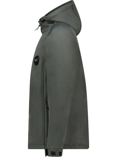Veste softshell déperlante à capuche tamigoglasseak – canadian peak - Kiabi Veste softshell déperlante à capuche tamigoglasseak – canadian peak - Kiabi