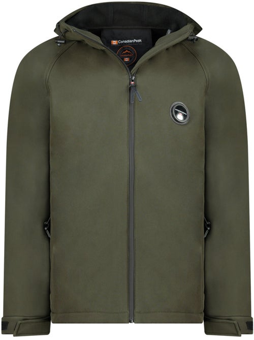 Veste softshell déperlante à capuche tamigoglasseak – canadian peak - Kiabi Veste softshell déperlante à capuche tamigoglasseak – canadian peak - Kiabi