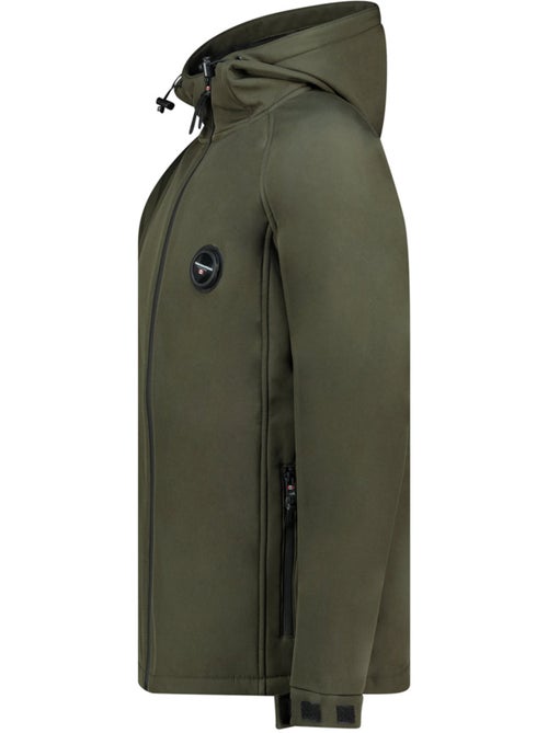 Veste softshell déperlante à capuche tamigoglasseak – canadian peak - Kiabi Veste softshell déperlante à capuche tamigoglasseak – canadian peak - Kiabi
