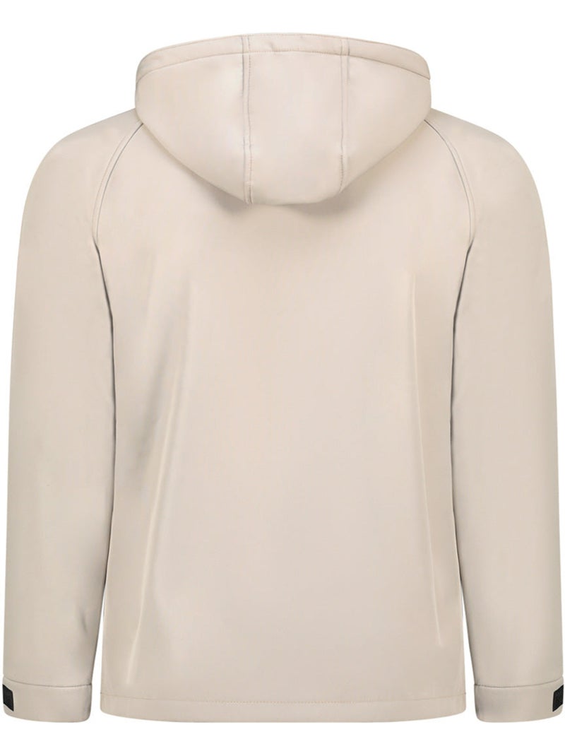Veste softshell déperlante à capuche tamigoloreak – canadian peak Beige - Kiabi