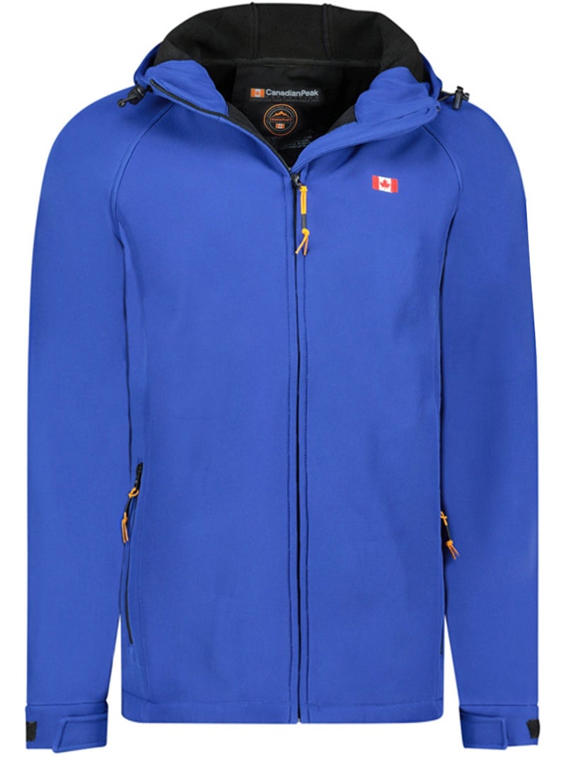 Veste softshell déperlante à capuche tamigoloreak – canadian peak Bleu roi - Kiabi