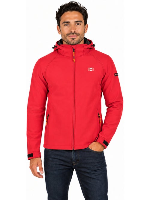 Veste softshell déperlante à capuche tamigoloreak – canadian peak - Kiabi Veste softshell déperlante à capuche tamigoloreak – canadian peak - Kiabi