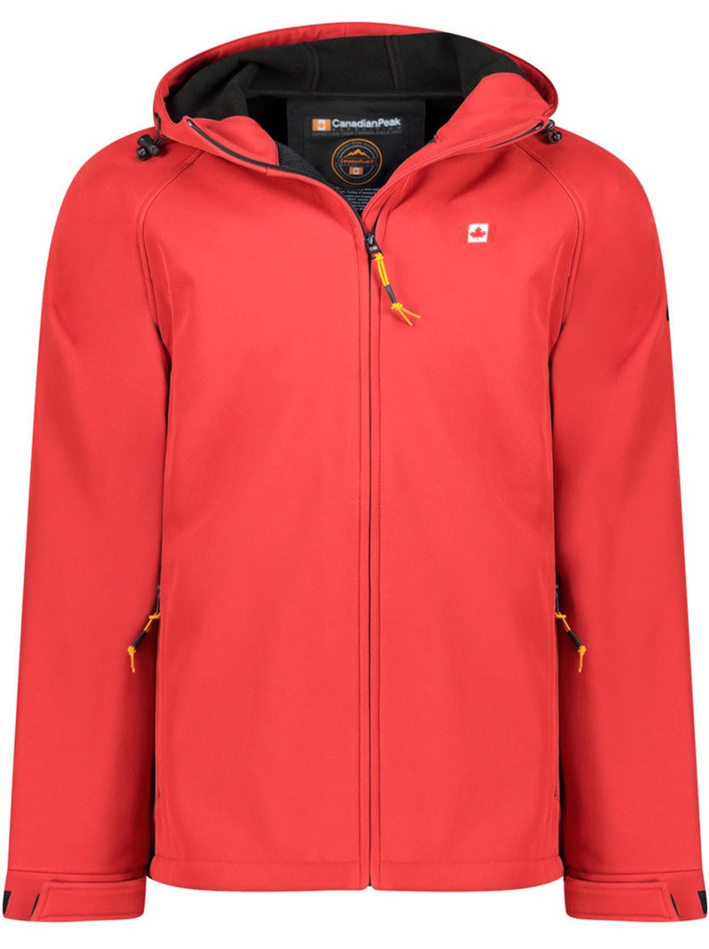 Veste softshell déperlante à capuche tamigoloreak – canadian peak Rouge - Kiabi
