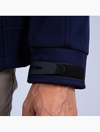 Veste softshell homme ou femme 'breizh océan' doublure polaire déperlante