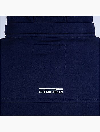 Veste softshell homme ou femme 'breizh océan' doublure polaire déperlante