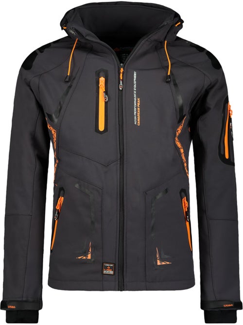 Veste softshell imperméable à capuche amovible tourmaline – canadian peak - Kiabi Veste softshell imperméable à capuche amovible tourmaline – canadian peak - Kiabi