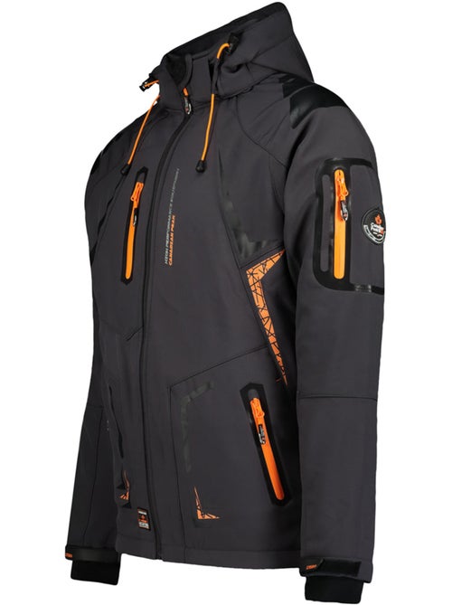 Veste softshell imperméable à capuche amovible tourmaline – canadian peak - Kiabi Veste softshell imperméable à capuche amovible tourmaline – canadian peak - Kiabi