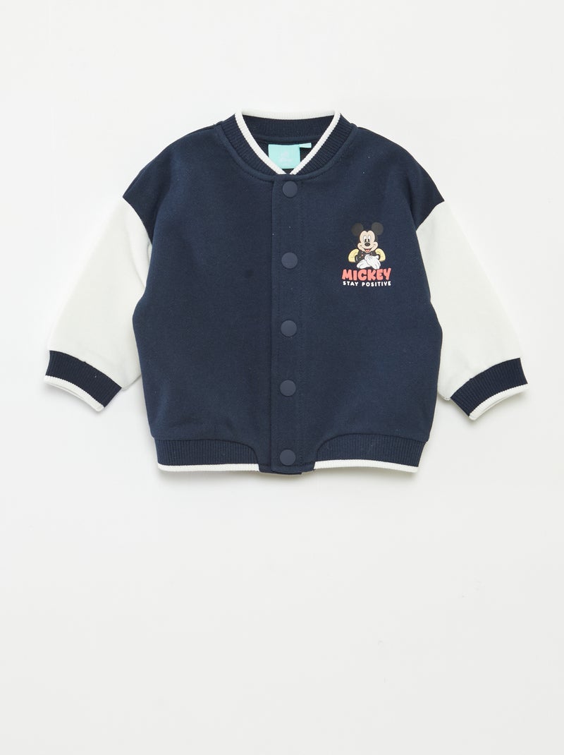 Veste style campus 'Mickey' Bleu - Kiabi