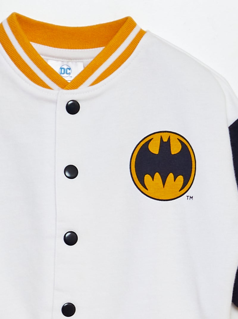 Veste style université américaine 'DC Comics' Blanc - Kiabi