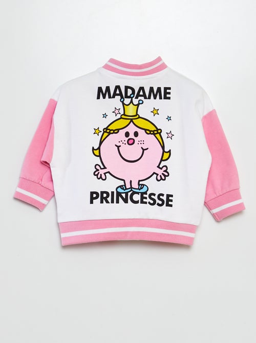 Veste style université américaine 'Monsieur Madame' - Kiabi