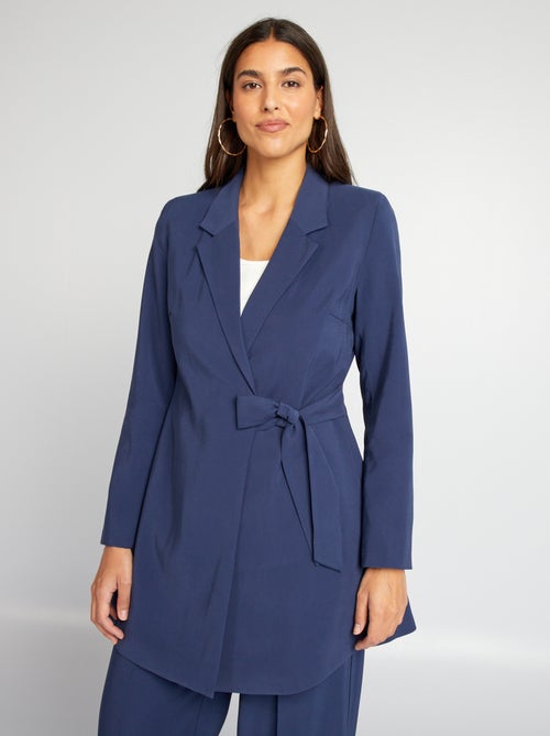 Veste tailleur ceinturée - Kiabi