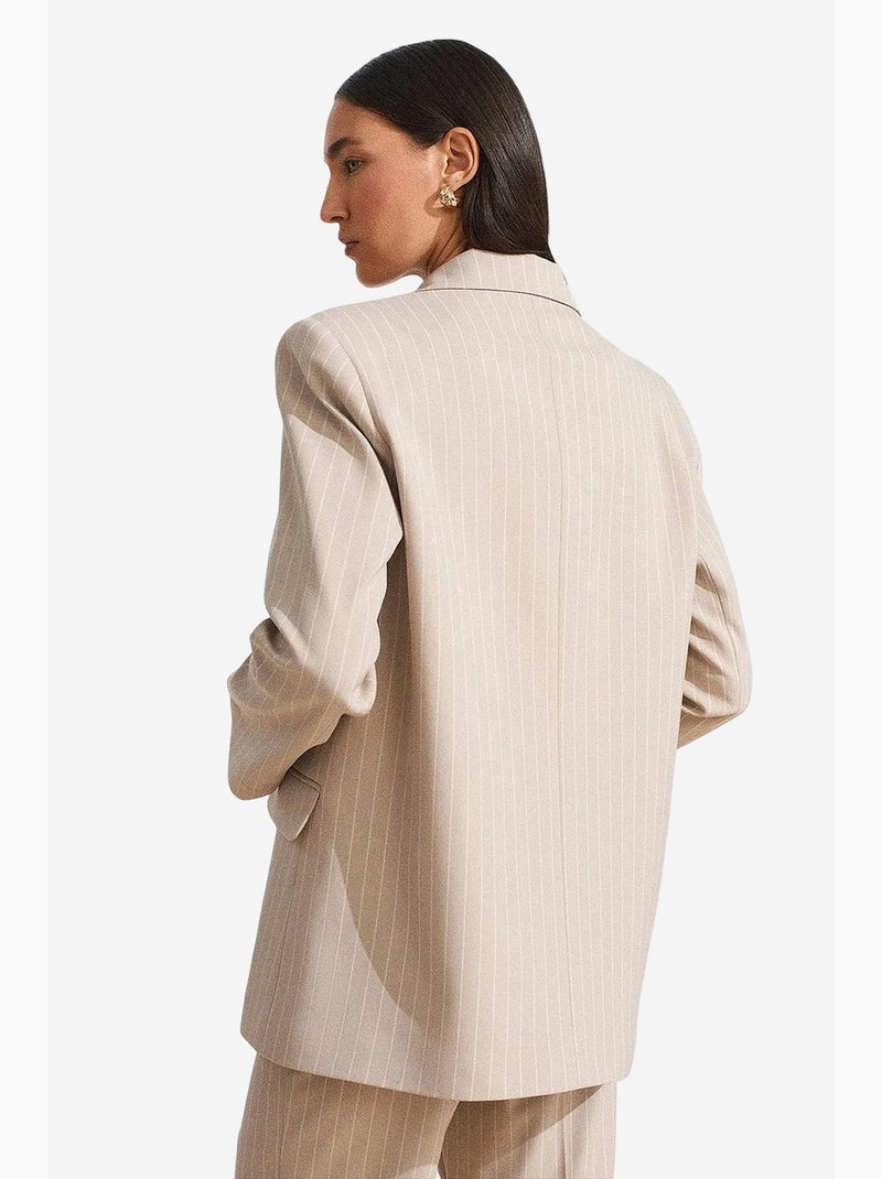 Veste tailleur femme dilvin Beige argile - Kiabi