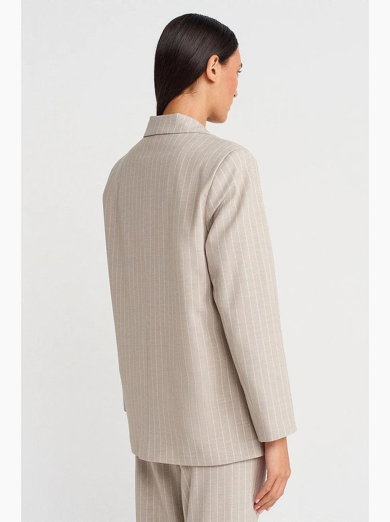 Veste tailleur femme dilvin Sable - Kiabi