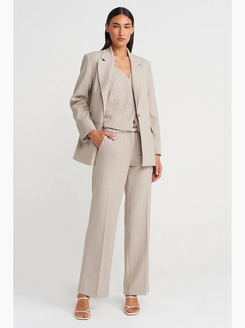 Veste tailleur femme dilvin Sable - Kiabi