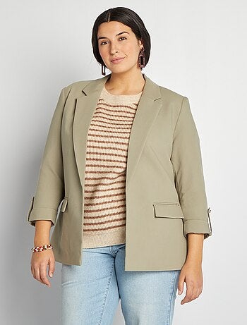 Veste tailleur mi-longue
