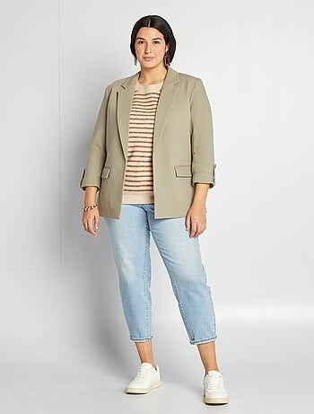 Veste tailleur mi-longue