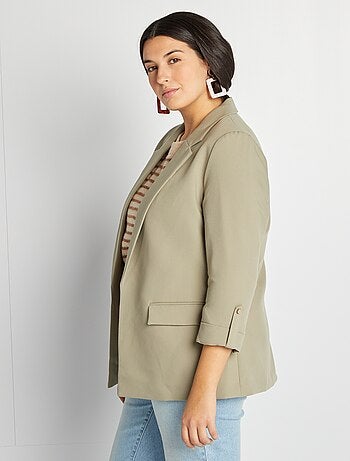 Veste tailleur mi-longue