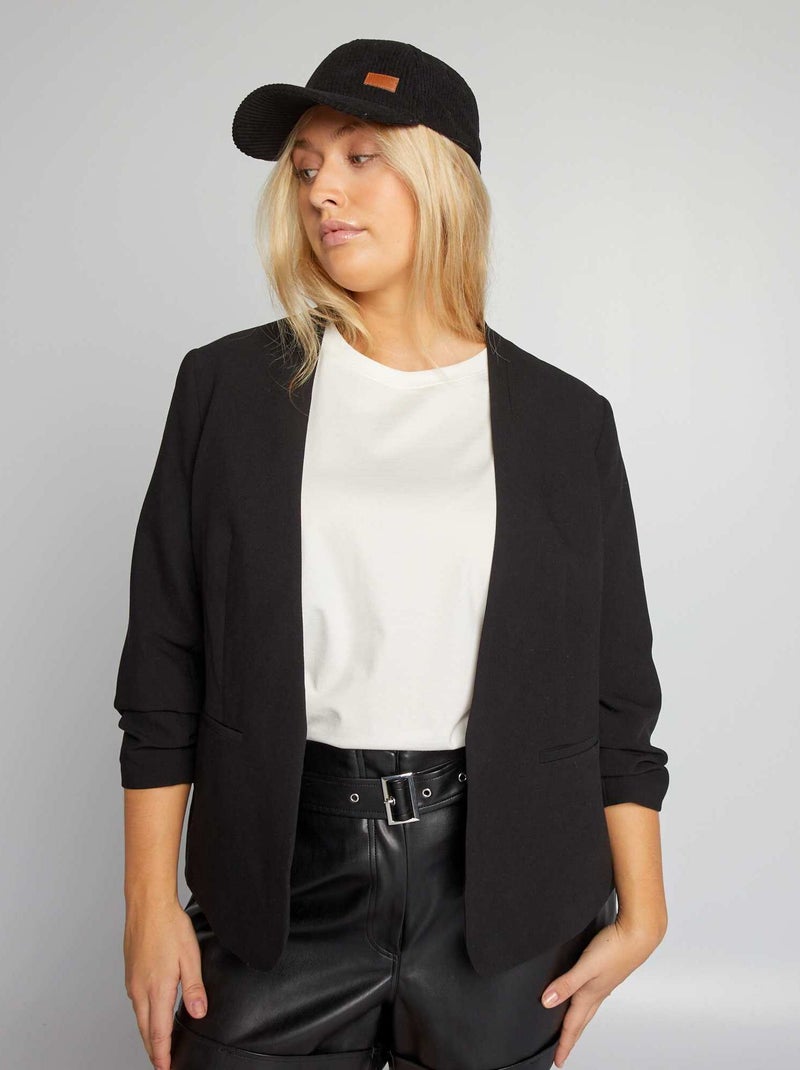 Veste tailleur noir - Kiabi