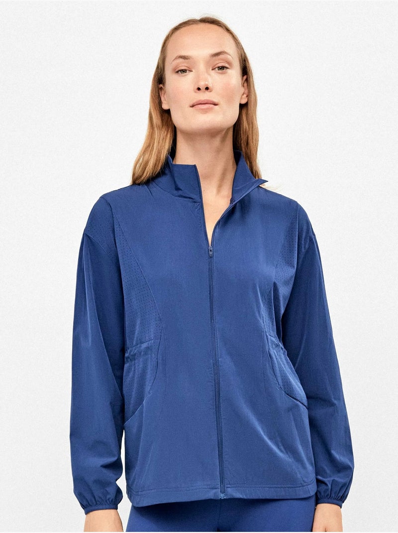 Veste technique sportive. Bleu marine - Kiabi