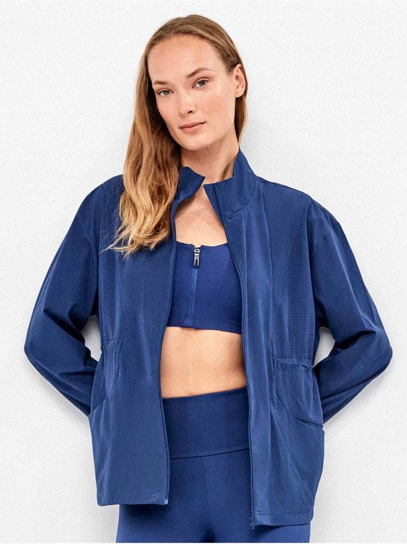 Veste technique sportive. Bleu marine - Kiabi