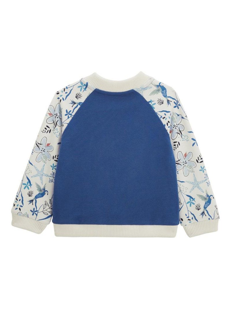 Veste teddy b?b? Oc?an d'amour Bleu - Kiabi