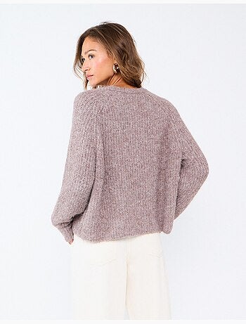Veste tricotée avec laine, mo fashion