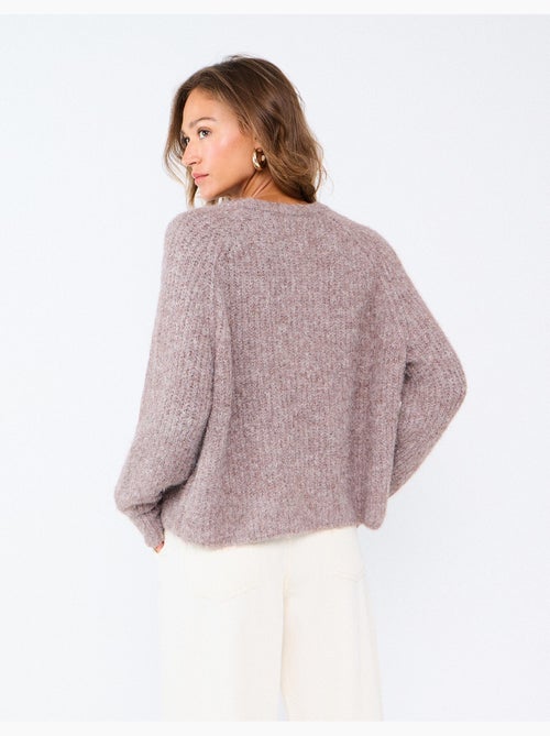 Veste tricotée avec laine, mo fashion - Kiabi Veste tricotée avec laine, mo fashion - Kiabi