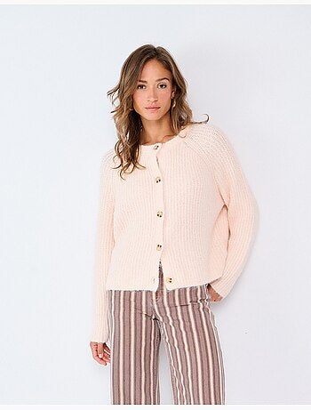 Veste tricotée avec laine, mo fashion