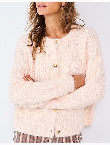 Veste tricotée avec laine, mo fashion