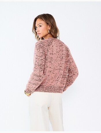 Veste tricotée avec laine, mo fashion