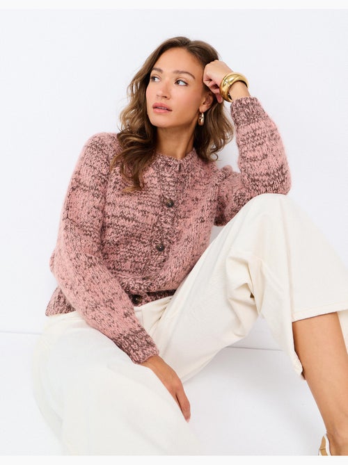 Veste tricotée avec laine, mo fashion - Kiabi Veste tricotée avec laine, mo fashion - Kiabi