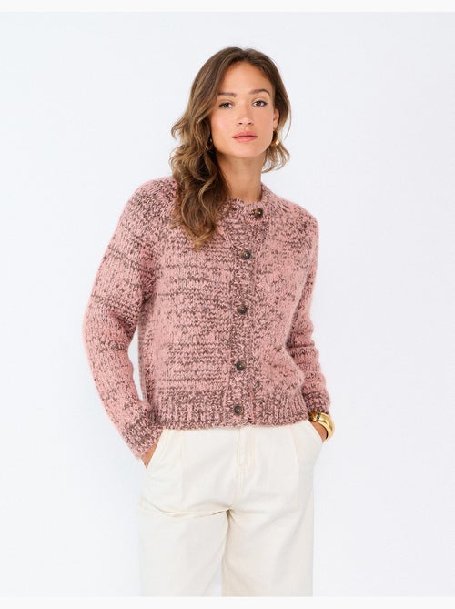 Veste tricotée avec laine, mo fashion - Kiabi Veste tricotée avec laine, mo fashion - Kiabi