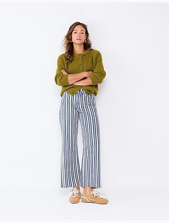 Veste tricotée avec laine, mo fashion